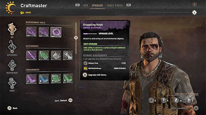 Sprzęt wojskowy używany jest do ulepszania narzędzi / gadżetów Aidena - Dying Light 2: Sprzęt wojskowy - jak łatwo zdobywać? - Dying Light 2 - poradnik do gry