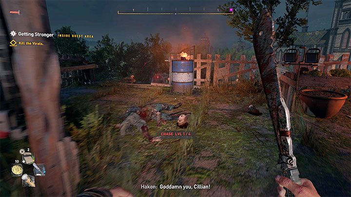 W trakcie gdy Hakon będzie dobijał się do drzwi w okolicy zaczną pojawiać się zarażeni - Dying Light 2: Coraz silniejszy - solucja, opis przejścia - Dying Light 2 - poradnik do gry