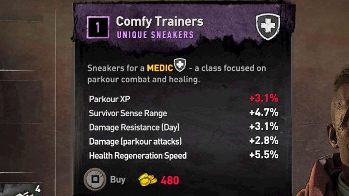 Przydatną informacją jest to, że możecie zwiększać skuteczność leczenia dzięki odpowiednim elementom ubioru - Dying Light 2: Leczenie - jak przywracać zdrowie? - Dying Light 2 - poradnik do gry