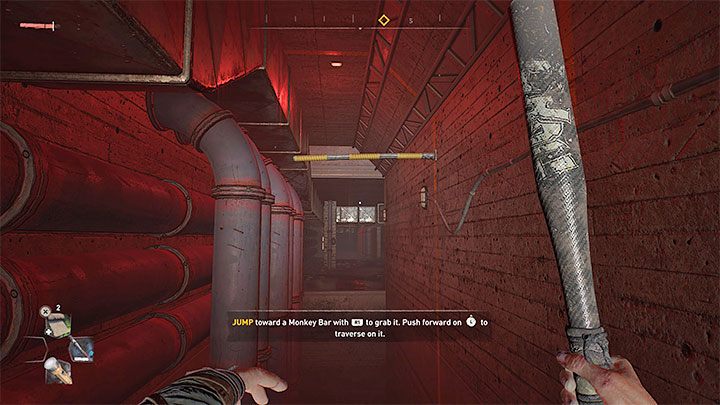 Po obejrzeniu cut-scenek zdobędziecie latarkę - warto jej używać do rozświetlania ciemności, choć zwiększa ona ryzyko zaalarmowania wrogów (potworów i żywych przeciwników) o swoim położeniu - Dying Light 2: Droga Pielgrzyma - solucja, opis przejścia - Dying Light 2 - poradnik do gry