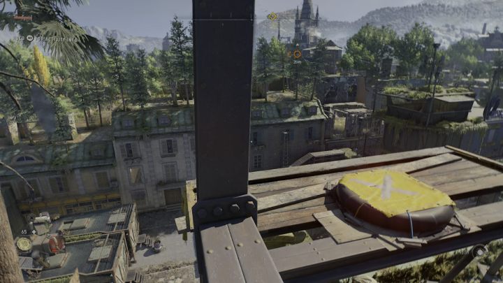 Wskoczcie na drewniane deski i stańcie na żółtej trampolinie - Dying Light 2: Wiatraki (Trinity) - lista wszystkich - Dying Light 2 - poradnik do gry