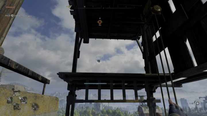 Gdy metalowy element dojedzie na samą górę, wychylcie się w prawo i doskoczcie do desek - Dying Light 2: Wiatraki (Trinity) - lista wszystkich - Dying Light 2 - poradnik do gry