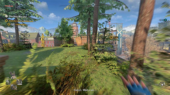 Rozpocznie się pościg za widocznym w oddali Hubertem, w trakcie którego istotne jest to żeby nie zatrzymywać się po drodze i nie spaść z dachów - Dying Light 2: Jedyne wyjście - solucja, opis przejścia - Dying Light 2 - poradnik do gry