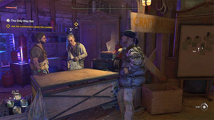 Wejdźcie do kościoła i udajcie się do miejsca, w którym przebywają rzemieślnicy - Alberto i Vincenzo - Dying Light 2: Jedyne wyjście - solucja, opis przejścia - Dying Light 2 - poradnik do gry