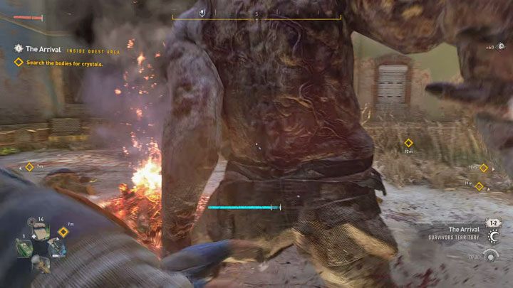 Podbiegajcie do goliata po każdym jego nieudanym ataku żeby wyprowadzić 2-3 szybkie ciosy dowolną bronią białą - Dying Light 2: Pertraktacje - solucja, opis przejścia - Dying Light 2 - poradnik do gry