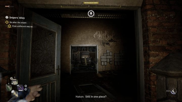 Gdy zostaniecie zrzuceni na dół, odwróćcie się w prawo i przejdźcie przez otwarte pomieszczenie - Dying Light 2: Aleja snajperów - solucja, opis przejścia - Dying Light 2 - poradnik do gry