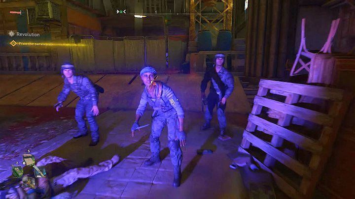 Po uwolnieniu Ocaleńców na obszarze Bazaru pojawi się Anderson z obstawą - Dying Light 2: Spełnić życzenie Alberto, czy iść do centrum? Rewolucja - Dying Light 2 - poradnik do gry