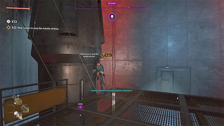 Wystarczy już tylko podbiec do Lawan żeby odpalić pierwszą spośród wielu cut-scenek kończących grę - Dying Light 2: Które zakończenie wybrać? X13 - Dying Light 2 - poradnik do gry