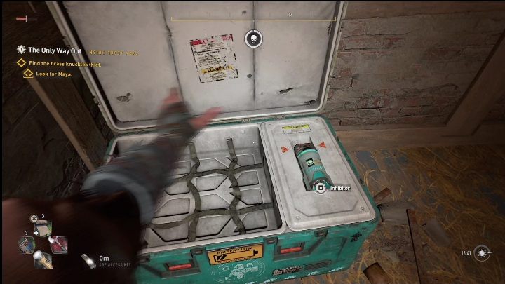 Ten inhibitor znajdziecie w trakcie zadania Jedyne wyjście (The Only Way Out) - Dying Light 2: Łatwe inhibitory - gdzie znaleźć? - Dying Light 2 - poradnik do gry