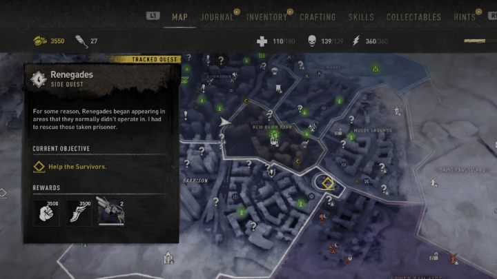 Pierwszym sposobem na pozyskanie broni palnej jest zajęcie się pobocznym questem Renegaci, który możecie rozpocząć w dzielnicy Garrison w centrum miasta - Dying Light 2: Broń palna - czy jest w grze? - Dying Light 2 - poradnik do gry