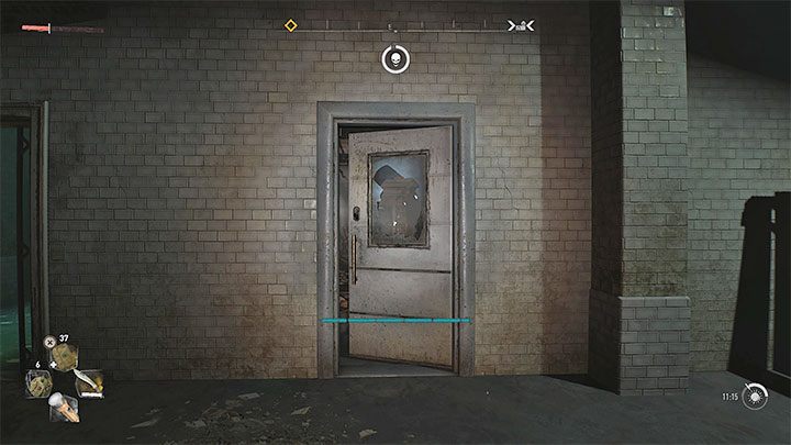 Po wyjściu z wody na wprost od siebie powinniście widzieć częściowo uchylone drzwi (powyższy obrazek) - Dying Light 2: Broń palna - czy jest w grze? - Dying Light 2 - poradnik do gry