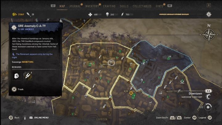 Dzielnica: Downtown - Dying Light 2: Anomalie GRE - lista, lokacje - Dying Light 2 - poradnik do gry