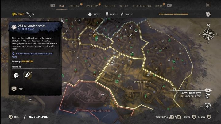 Dzielnica: Lower Dam Ayre - Dying Light 2: Anomalie GRE - lista, lokacje - Dying Light 2 - poradnik do gry