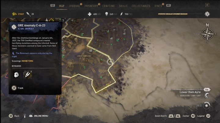 Dzielnica: Lower Dam Ayre - Dying Light 2: Anomalie GRE - lista, lokacje - Dying Light 2 - poradnik do gry