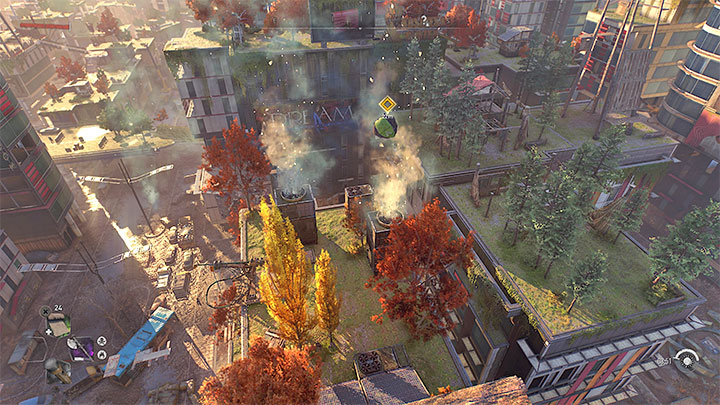 Kluczową rolę w używaniu paralotni odgrywają wspomniane już wcześniej pracujące wentylatory, które możecie zauważać w trakcie lotu - Dying Light 2: Paralotnia - jak odblokować i używać? - Dying Light 2 - poradnik do gry