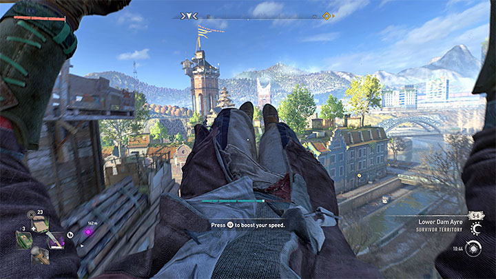 Paralotnia początkowo jest na poziomie 1, ale gadżet ten możecie docelowo ulepszyć do poziomu 3 - Dying Light 2: Paralotnia - jak odblokować i używać? - Dying Light 2 - poradnik do gry