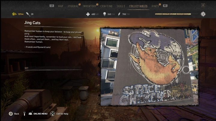To graffiti znajdziecie w północnej części lokacji, zaraz obok wiatraka - Dying Light 2: Graffiti (Garrison) - lista wszystkich - Dying Light 2 - poradnik do gry