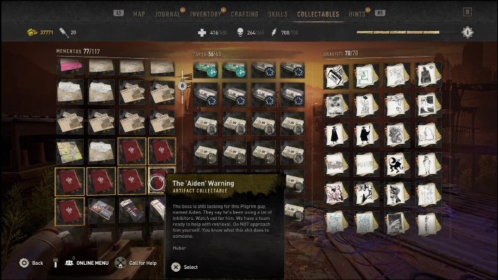 Ten dokument leży na kanapie - Dying Light 2: Pamiątki (Garrison) - lista wszystkich - Dying Light 2 - poradnik do gry