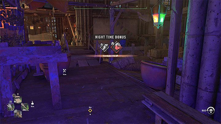 W szybszym gromadzenie XP walki oraz XP parkouru może Wam pomagać prowadzenie działań nocą - Dying Light 2: Doświadczenie - jak szybko zdobywać? - Dying Light 2 - poradnik do gry