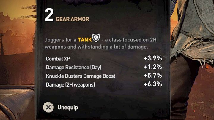 Inna dobra technika na przyśpieszenie gromadzenie doświadczenia to zakładanie elementów ubioru z premiami do XP - Dying Light 2: Doświadczenie - jak szybko zdobywać? - Dying Light 2 - poradnik do gry