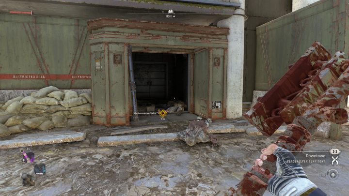 Idźcie do budynku militarnego w dzielnicy Downtown - Dying Light 2: Z siostrą za pan brat (Sister Act) - solucja, opis przejścia - Dying Light 2 - poradnik do gry