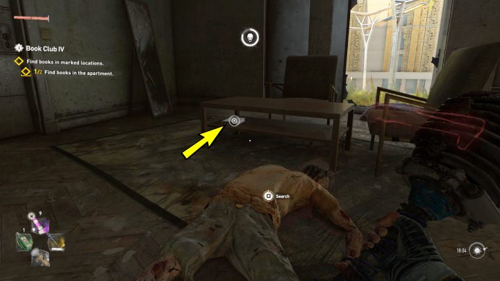 5 książka leży na stoliku kawowym - Dying Light 2: Klub książki 4 (Book Club 4) - solucja, opis przejścia - Dying Light 2 - poradnik do gry