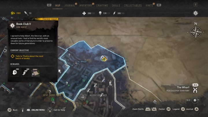 Zadanie zostanie odblokowanie po ukończeniu misji pobocznej Klub książki 4 (Book Club 4) - Dying Light 2: Klub książki 5 (Book Club 5) - solucja, opis przejścia - Dying Light 2 - poradnik do gry