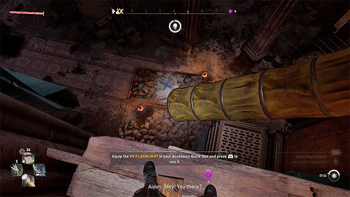 Eksplorację wnętrza katedry rozpoczniecie na wysokich poziomach i musicie pilnować się, by nie zginąć po upadku z większej wysokości - Dying Light 2: Katedra - solucja, opis przejścia - Dying Light 2 - poradnik do gry