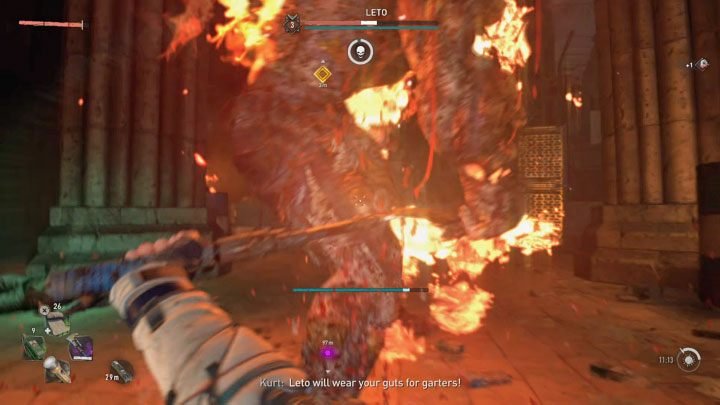 Bossa możecie atakować na dystans polegając na łuku oraz na przedmiotach do rzucania (pomocne mogą być np - Dying Light 2: Katedra - solucja, opis przejścia - Dying Light 2 - poradnik do gry