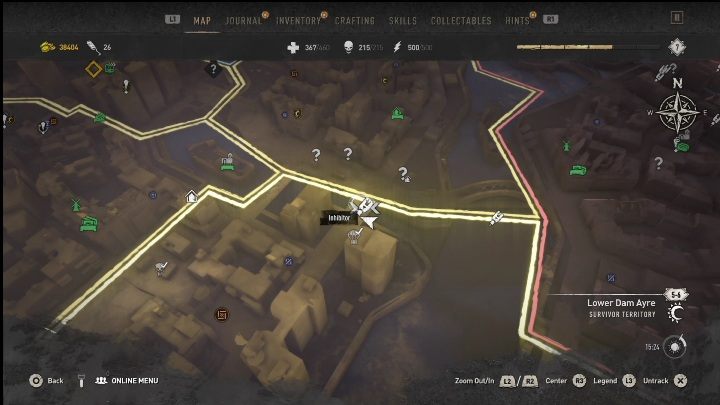 32 - Dying Light 2: Inhibitory (Lower Dam Ayre) - lista wszystkich - Dying Light 2 - poradnik do gry