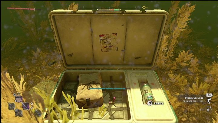 Tę znajdźkę zdobędziecie nurkując pod mostem, na granicy dzielnicy Lower Dam Ayre i Muddy Grounds - Dying Light 2: Inhibitory (Lower Dam Ayre) - lista wszystkich - Dying Light 2 - poradnik do gry