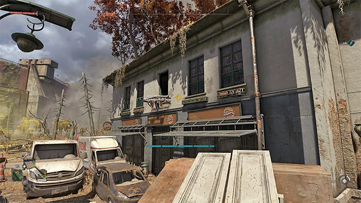 Musicie zająć się zbadaniem kryjówki na Courtesan Row Street na północnym krańcu dzielnicy Houndfield - Dying Light 2: Veronika - solucja, opis przejścia - Dying Light 2 - poradnik do gry