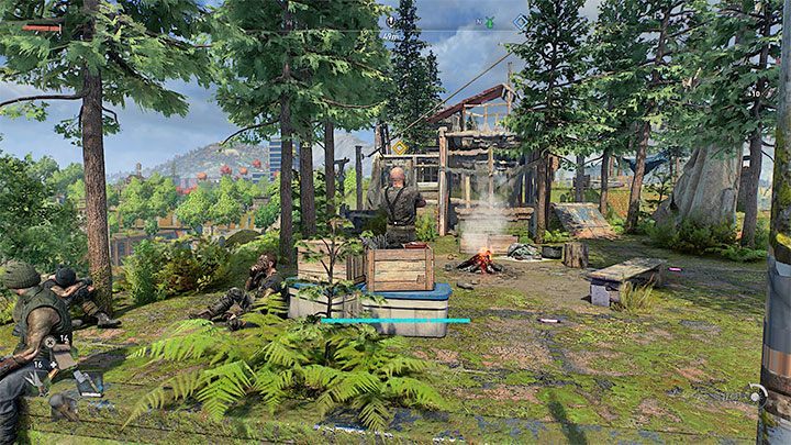 Z Sophie musicie spotkać się w dzielnicy Horseshoe, przy czym na miejscu zastaniecie jej ochroniarza Hermanna - Dying Light 2: Nalot - solucja, opis przejścia - Dying Light 2 - poradnik do gry