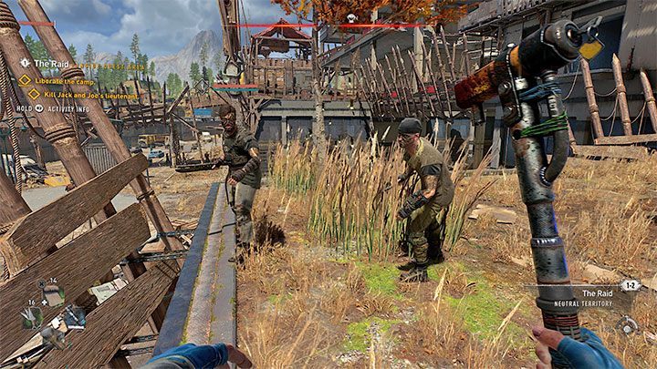 Jeżeli dojdzie do bezpośrednich walk, to nie musicie obawiać się zawalenia misji, tylko możecie kontynuować podróż przez obóz - Dying Light 2: Nalot - solucja, opis przejścia - Dying Light 2 - poradnik do gry