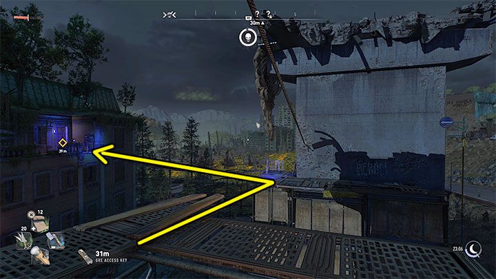 Wybór prawej opcji dialogowej jest równoznaczny z tym, że chcecie pomagać Ocalałym (nie przekreśli to ostatecznie Waszych relacji z frakcją Stróżów Prawa) - Dying Light 2: Nalot - solucja, opis przejścia - Dying Light 2 - poradnik do gry