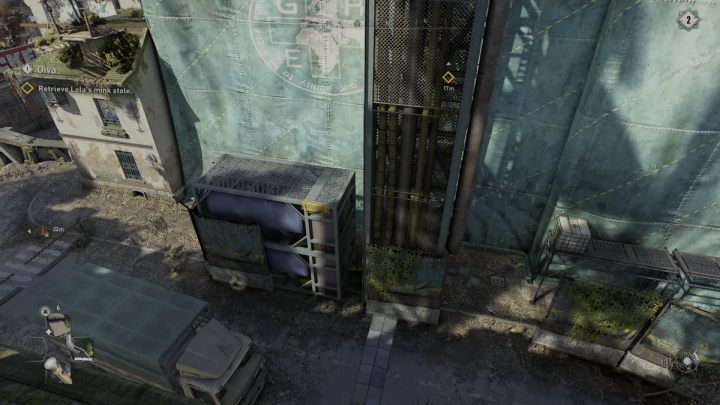 Udajcie się do budynku w dzielnicy Houndfield i wejdźcie na dach - Dying Light 2: Obnażona szyja - solucja, opis przejścia - Dying Light 2 - poradnik do gry