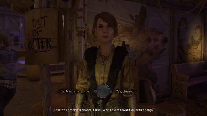 Gdy odzyskacie szal z norek udajcie się do Bazaru i porozmawiajcie z Lolą - Dying Light 2: Obnażona szyja - solucja, opis przejścia - Dying Light 2 - poradnik do gry