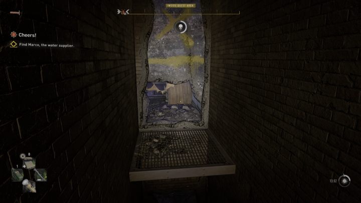 Za drzwiami znajduje się przejście na niższe poziomu budynku - Dying Light 2: Na zdrowie - solucja, opis przejścia - Dying Light 2 - poradnik do gry