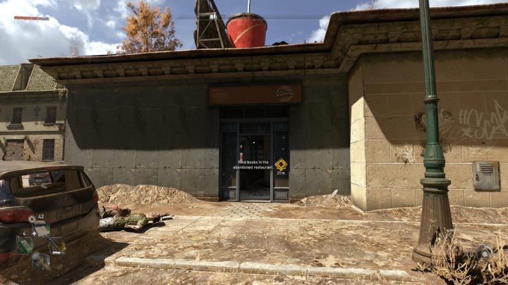 Udajcie się do opuszczonej restauracji w dzielnicy Houndfield - Dying Light 2: Klub książki 7 (Book Club 7) - solucja, opis przejścia - Dying Light 2 - poradnik do gry