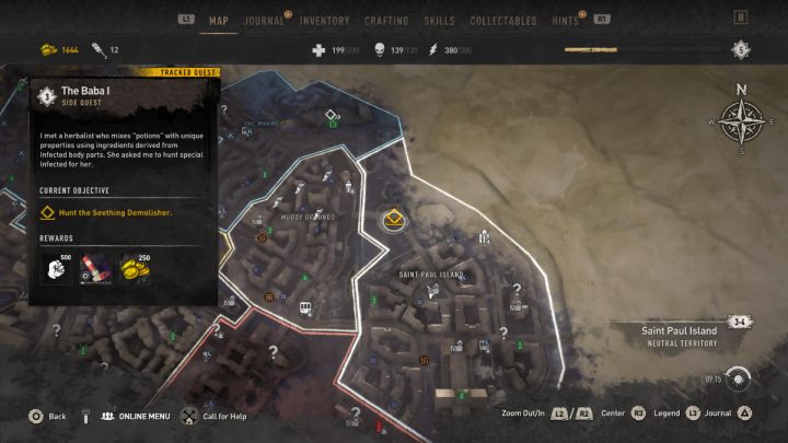 Udajcie się na małą wyspę w dzielnicy Saint Paul Island - Dying Light 2: Baba 1 (The Baba 1) - solucja opis przejścia - Dying Light 2 - poradnik do gry