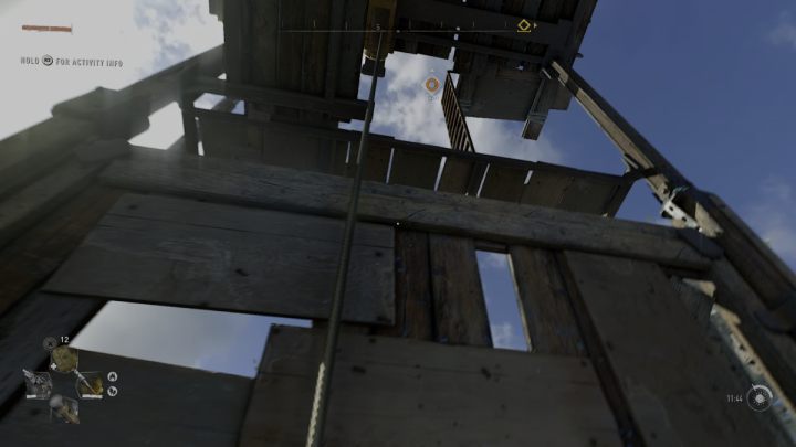 Odwróćcie się w lewo, poczekacie aż belka podjedzie do góry i szybko wskoczcie na wyższy poziom konstrukcji - Dying Light 2: Saint Paul Island - lista wszystkich - Dying Light 2 - poradnik do gry