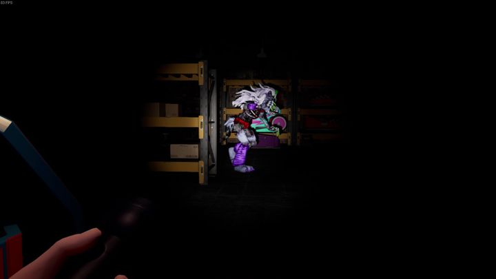 Następnie od razu odbijcie w lewo i ponownie przejdziecie przez dziurę w ścianie - FNAF SB: Roxy - boss, jak pokonać? - FNAF Security Breach - poradnik do gry