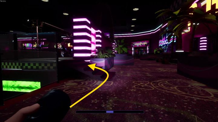 Konsola znajduje się po lewej, na końcu korytarza - FNAF SB: Showtime - solucja, opis przejścia - FNAF Security Breach - poradnik do gry