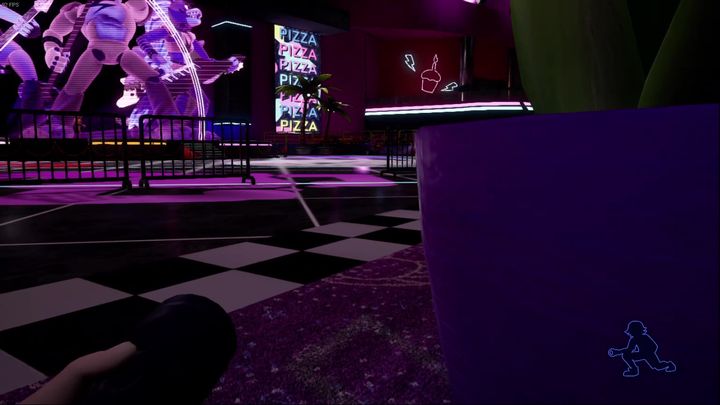 Dopiero na parterze, nastąpi pewna zmiana - FNAF SB: Showtime - solucja, opis przejścia - FNAF Security Breach - poradnik do gry