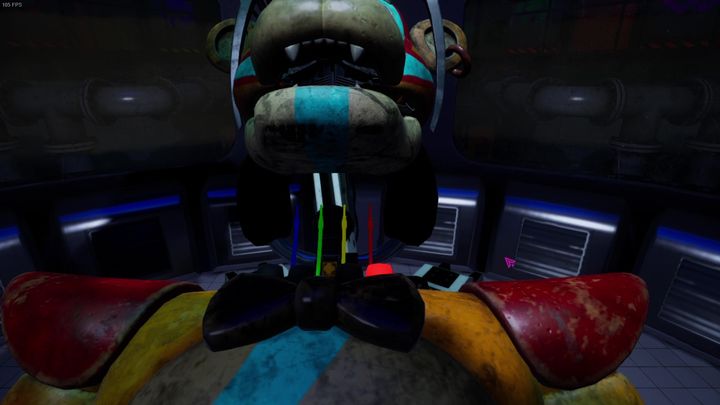 Gdy cały proces się zakończy, opuśćcie komorę i ponownie wejdźcie w interakcję z komputerem - FNAF SB: Parts and Service - solucja opis przejścia - FNAF Security Breach - poradnik do gry