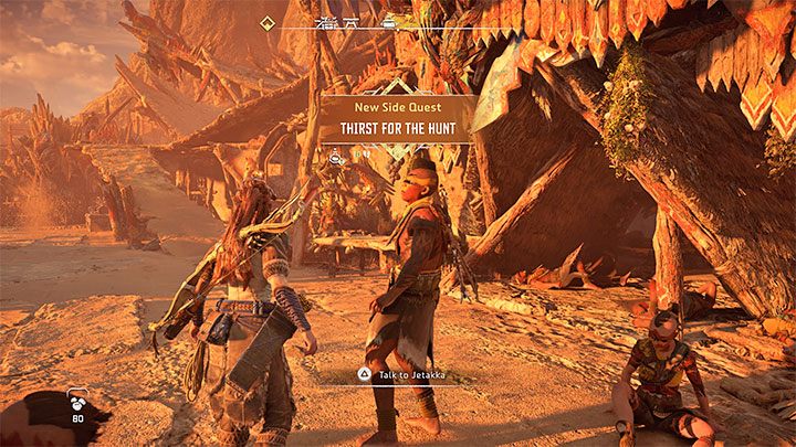 Sposób odblokowania: Udzielono pomocy Drakce i Yarze, po czym wybrano lepszego kandydata - Horizon Forbidden West: Trofea - lista wszystkich, poradnik trofeowy - Horizon Forbidden West - poradnik do gry