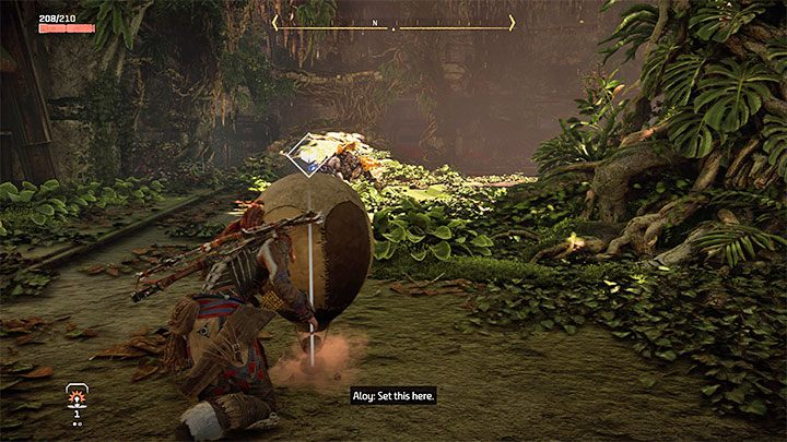 Po nowej polanie podróżują maszyny Węszyciel - Horizon Forbidden West: Sięgnąć gwiazd (Reach for the Stars) - solucja, opis przejścia - Horizon Forbidden West - poradnik do gry