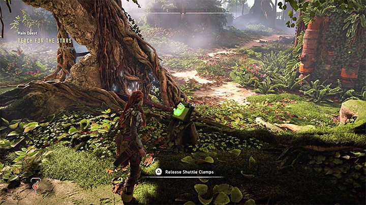 Znajdziecie się w kolejnej lokacji z maszynami i to one powinny stać się priorytetem - Horizon Forbidden West: Sięgnąć gwiazd (Reach for the Stars) - solucja, opis przejścia - Horizon Forbidden West - poradnik do gry