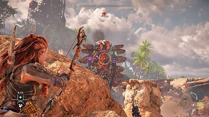 Liczcie się z tym, że boss może chować się pod ziemię, a następnie atakować z zaskoczenia - Horizon Forbidden West: Sięgnąć gwiazd (Reach for the Stars) - solucja, opis przejścia - Horizon Forbidden West - poradnik do gry