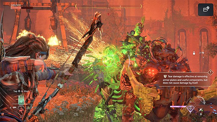 Po krótkiej cut-scence awansujecie do drugiej fazy walk - Horizon Forbidden West: Ambasada (The Embassy) - solucja, opis przejścia - Horizon Forbidden West - poradnik do gry